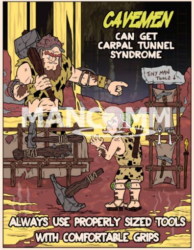 Picture of CAVEMEN - Tools Safety Poster