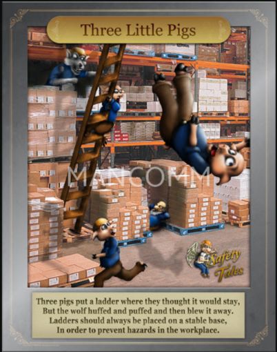 Picture of SAFETY TALES - Ladders Safety Poster